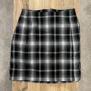 Brandy Melville plaid mini skirt